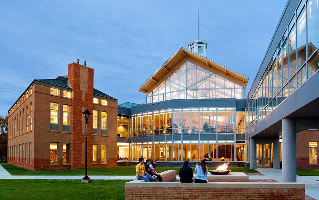 Glass Student Building