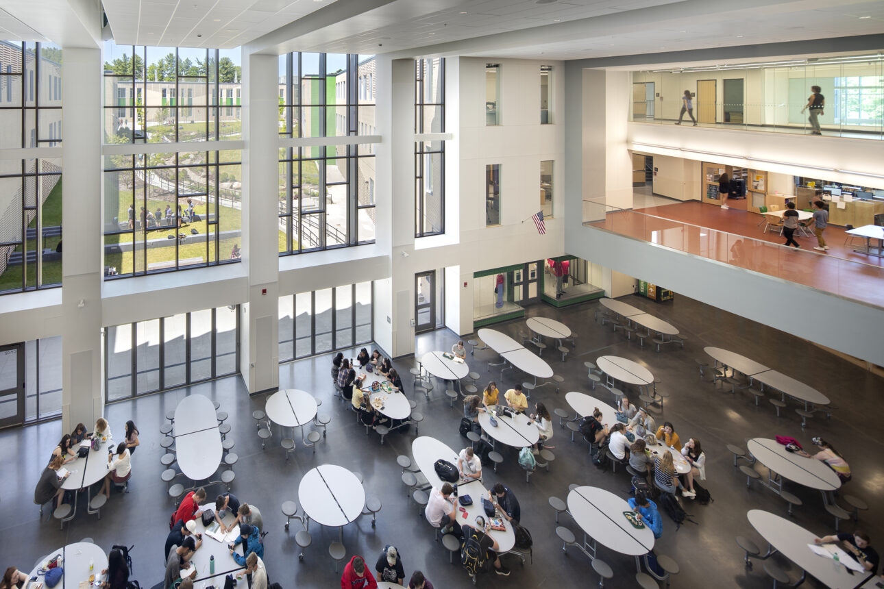 Cafeteria with Large Windows