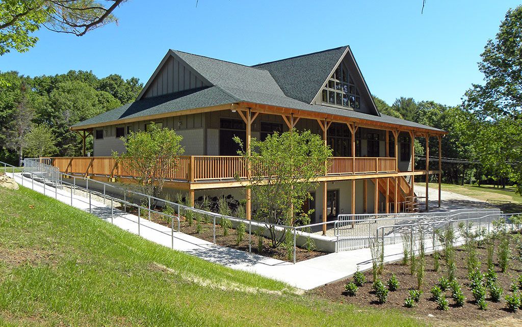 Building with Handicap Ramp