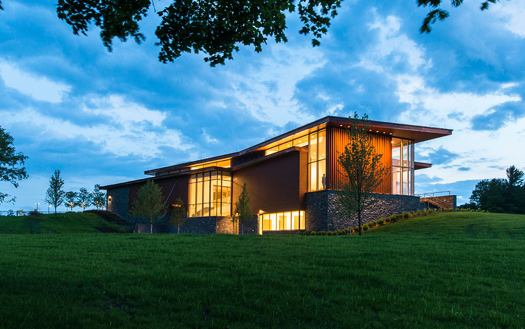 Museum Building at Night