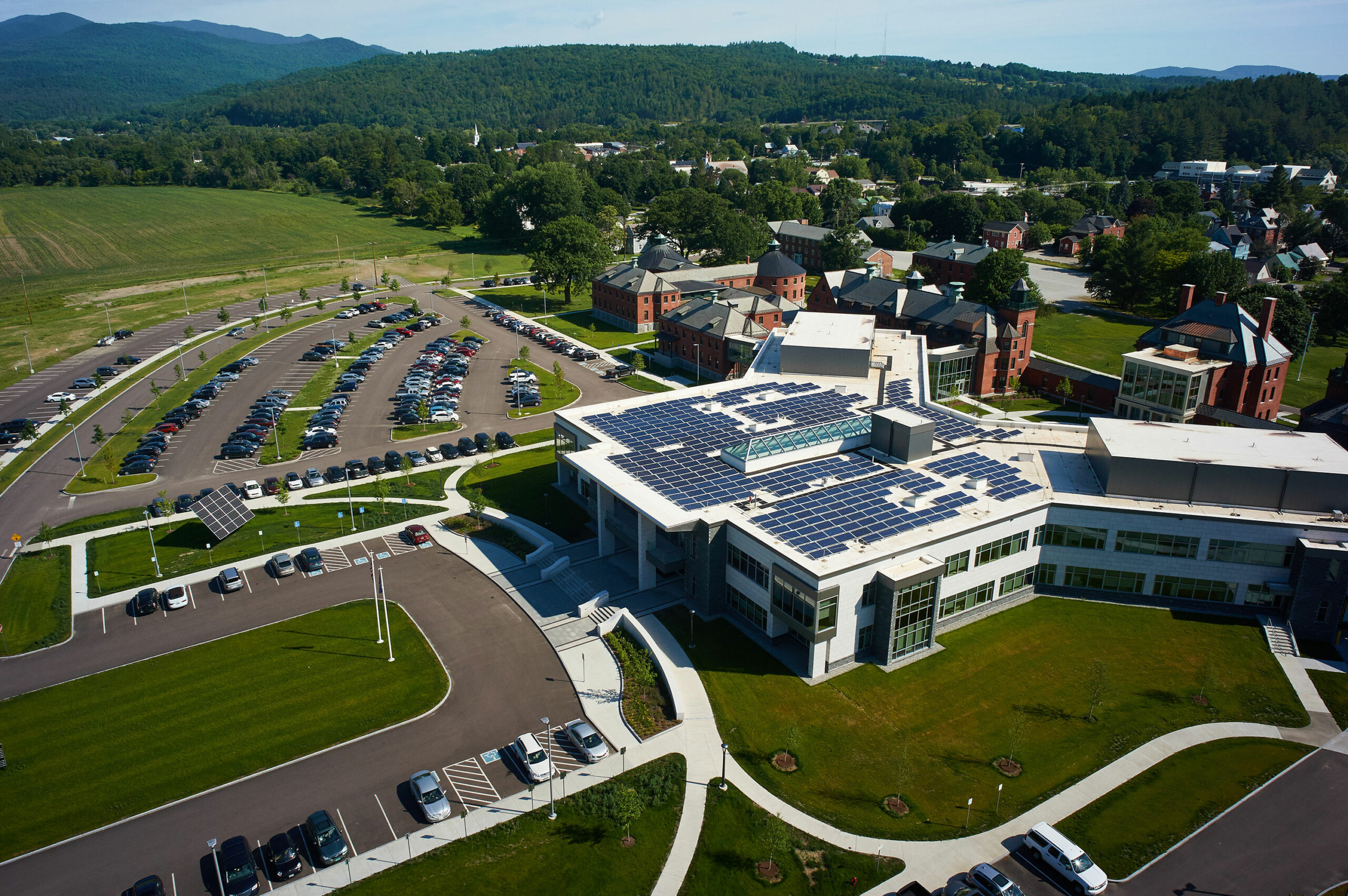 Buildings with Solar Panels