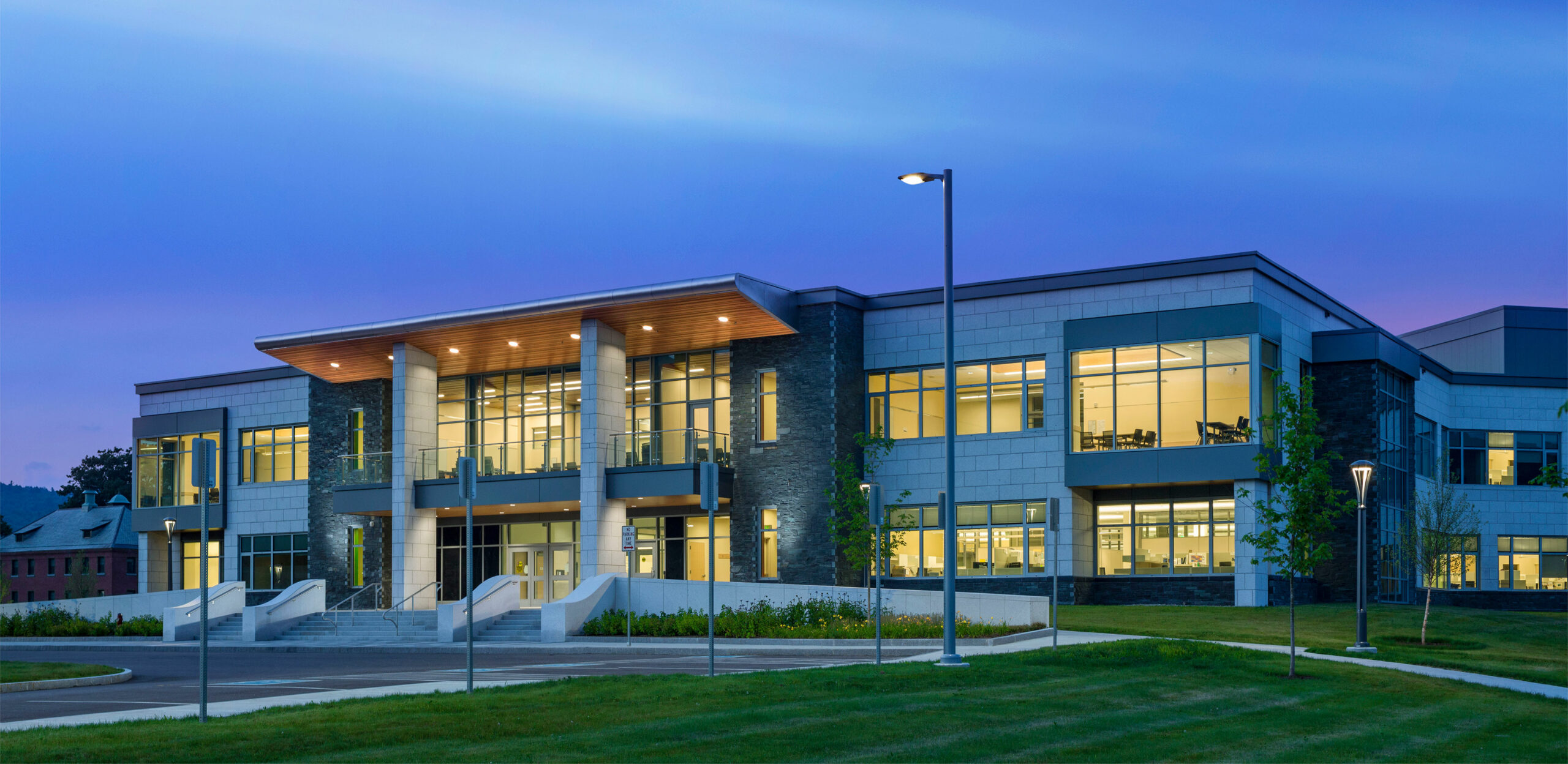 Office Building at Dusk