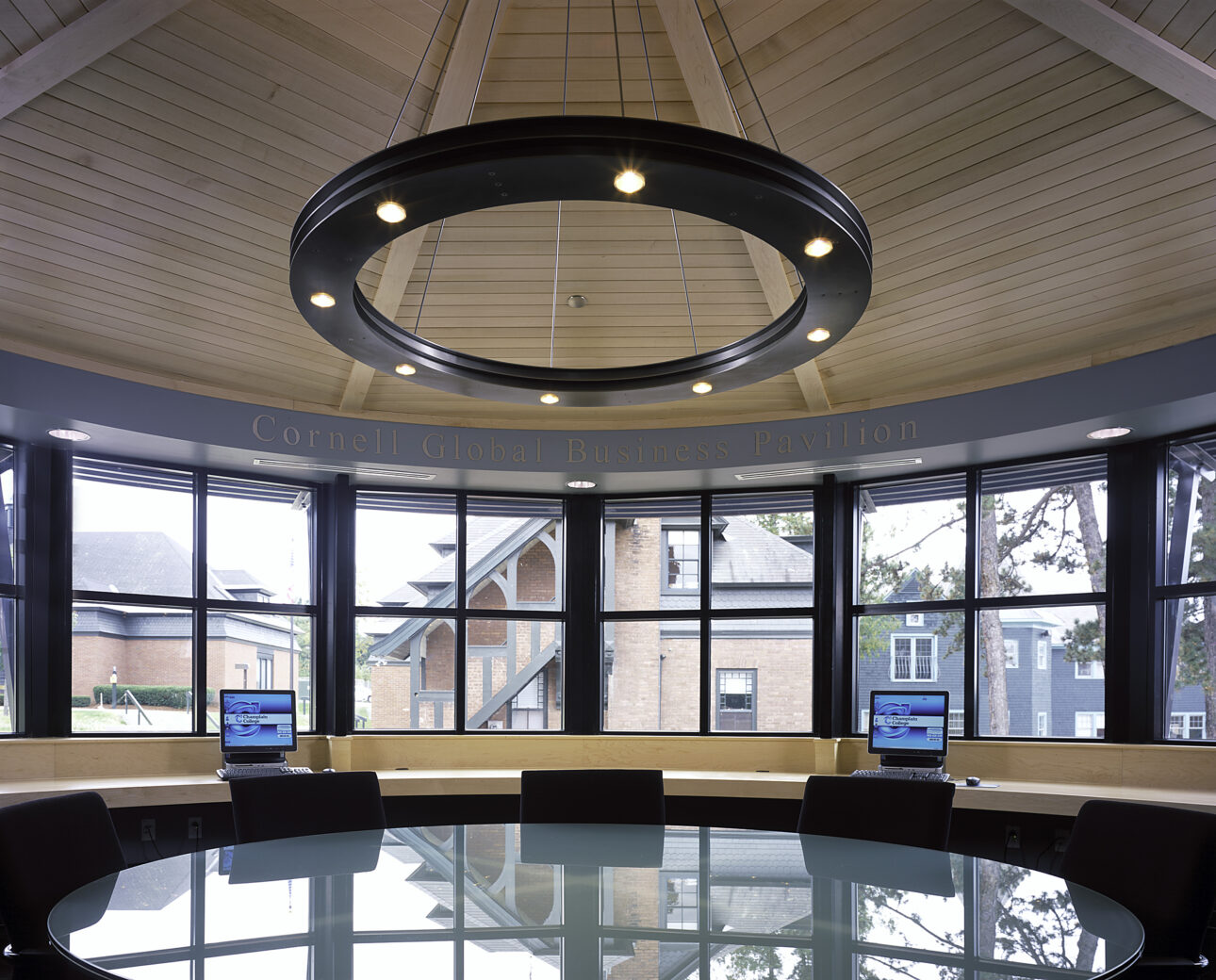 Windows and Wood Ceiling