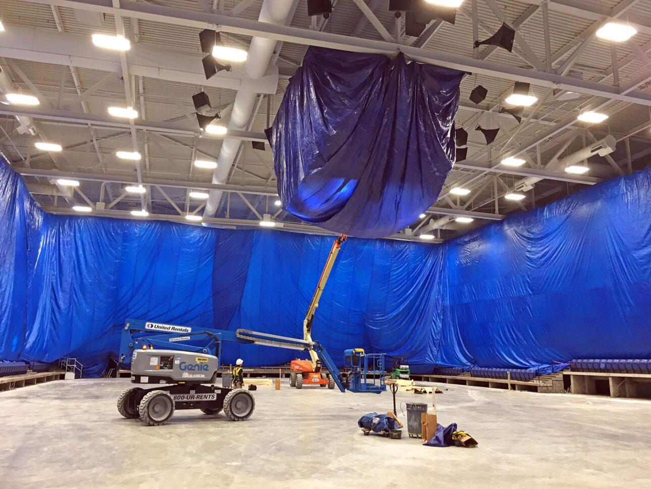 Construction Underway on UNH Whittemore Arena PC Construction