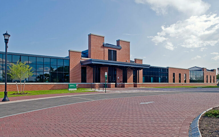 Brick and Glass Building