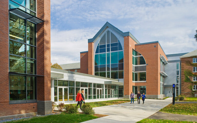 Brick Building with Large Windows