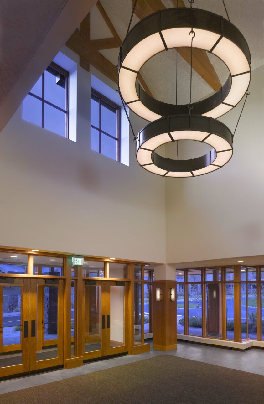 Lobby with Hight Ceilings
