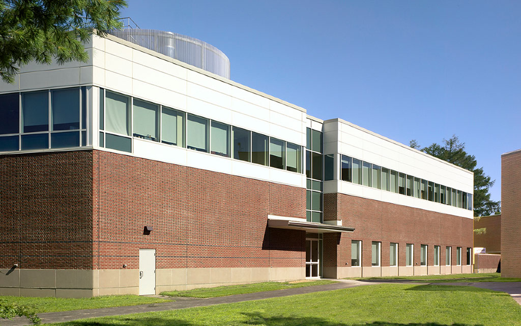 Brick Building with Row of Windows