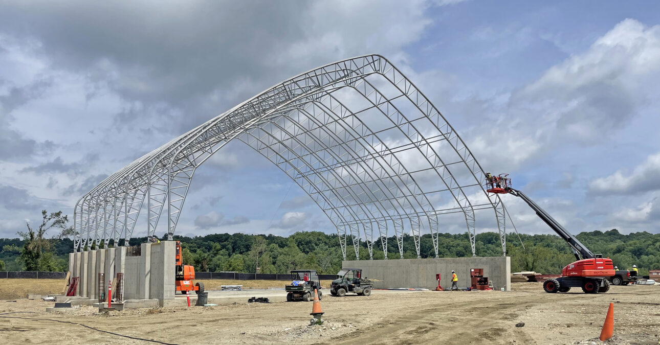 WSSC Piscataway WRRF Bioenergy Project Building Erection