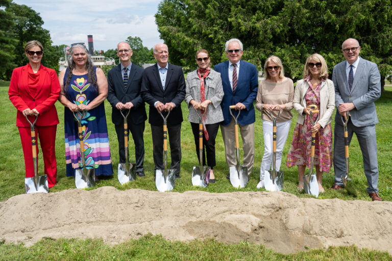 Groundbreaking for the Shelburne Museum Perry Center for Native American Art in Vermont