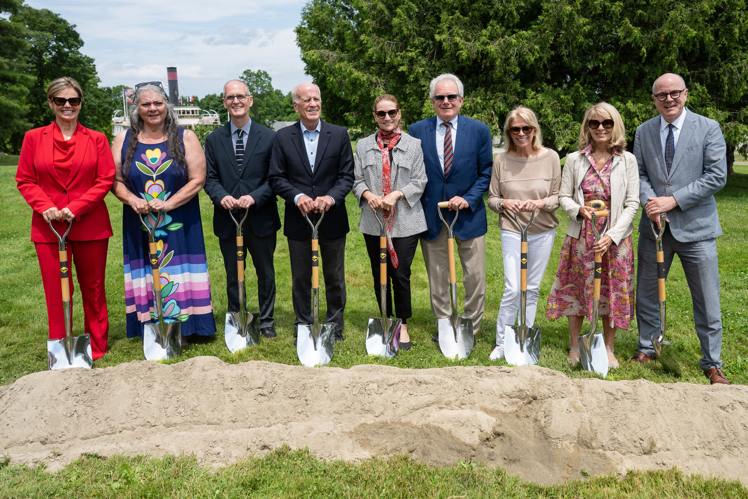 Groundbreaking for the Shelburne Museum Perry Center for Native American Art in Vermont