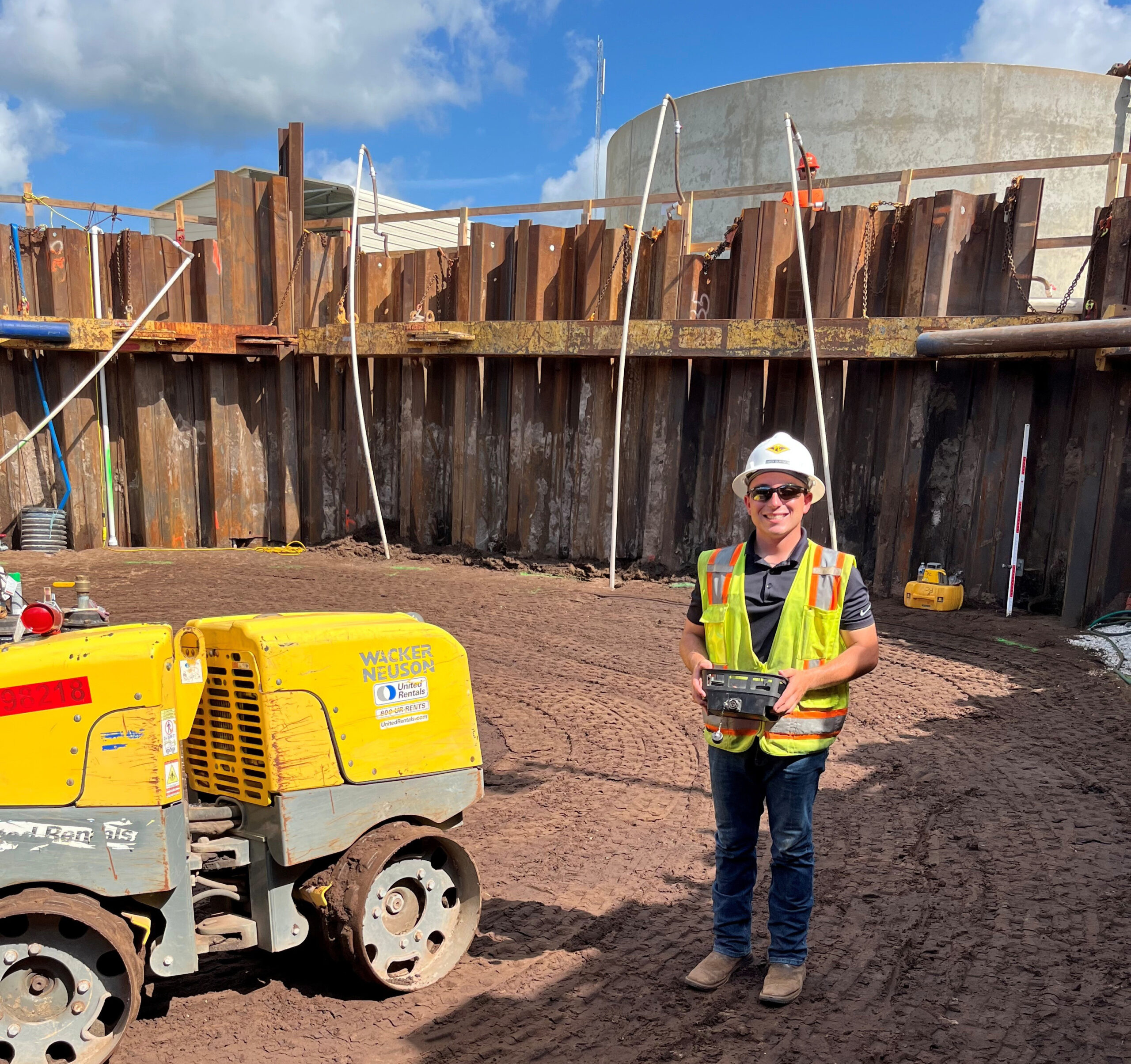 Intern on the Construction Site