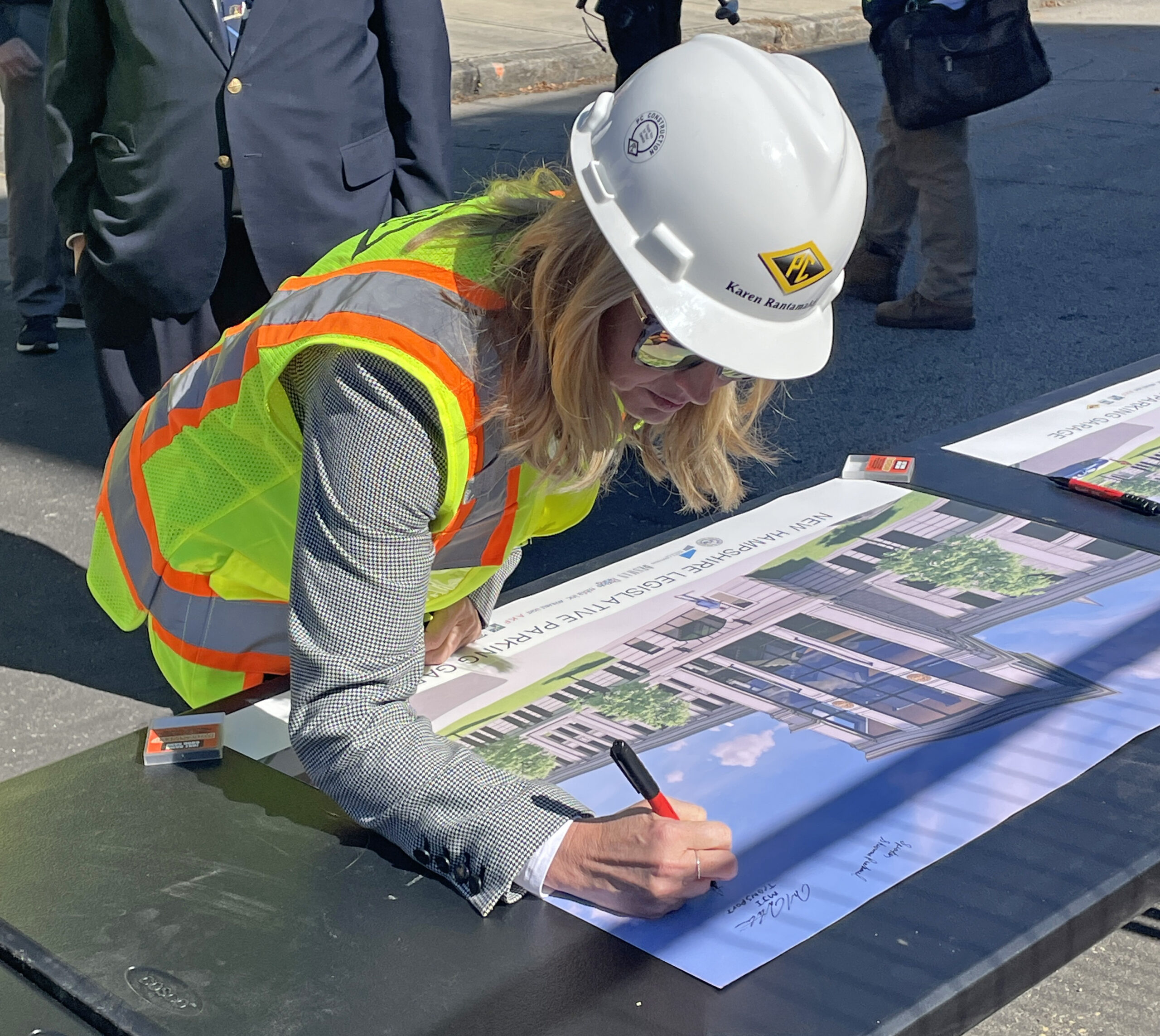 Legislative Parking Garage Topping Out, Concord, NH