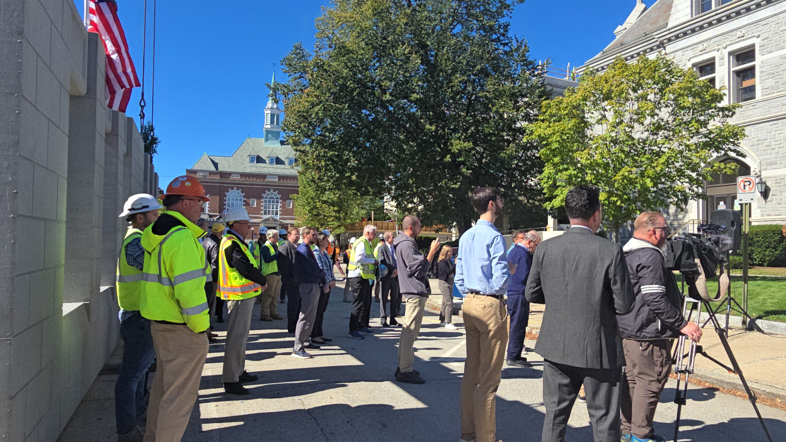 Legislative Parking Garage Topping Out, Concord, NH