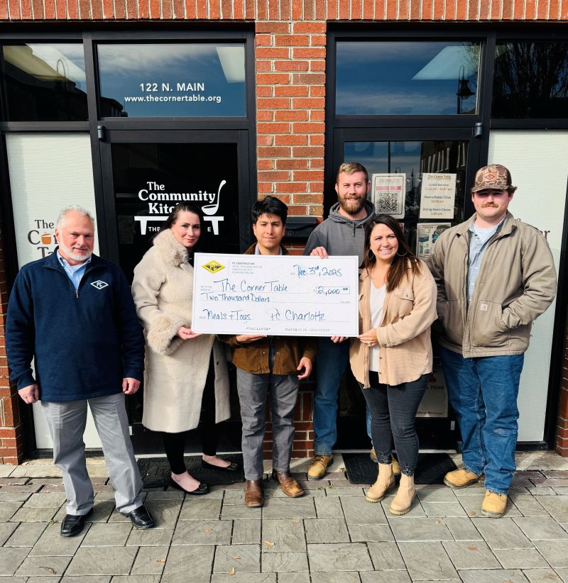 The Corner Table Donation